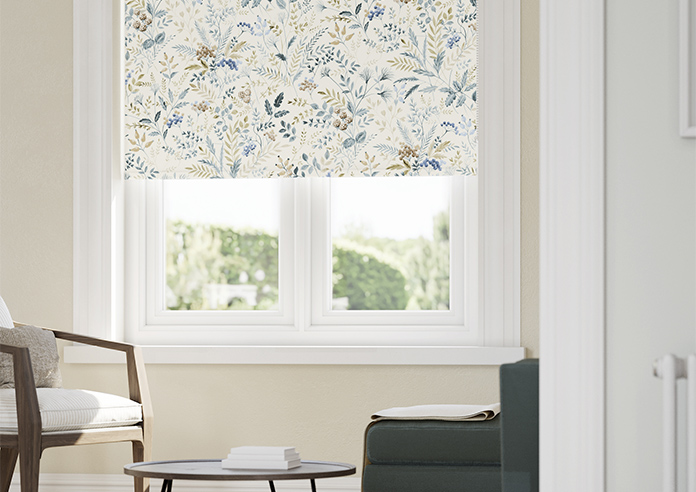 Cleo, Blue Frost - Roller Blind - Image 5